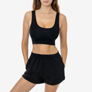 8383 - Cotton Spandex Tank Crop Top