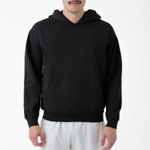 MWT09GD Unisex - Long Sleeve Garment Dye French Terry Pullover Hoodie