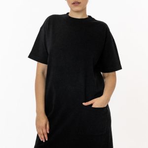 1431GD - Garment Dye Oversized T-shirt Dress