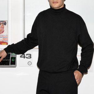 1811GD Unisex - Long Sleeve Garment Dye Turtleneck