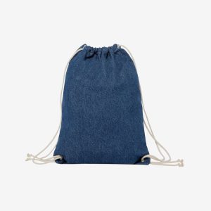WD09 - Denim Drawstring Backpack