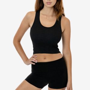 3380GD - Cotton Spandex 2x1 Rib Crop Tank