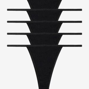 43013-5PK - 5 Pack Baby Rib Thong