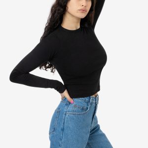 43007 - Baby Rib Long Sleeve Crewneck Tee