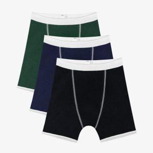 44043-3PK - 3 Pack Men's Baby Rib Boxer Brief