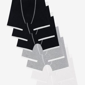 44043-7PK - 7 Pack Men's Baby Rib Boxer Brief