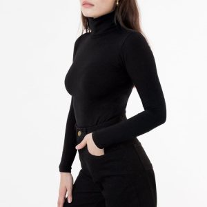 8306GD - Cotton Spandex Garment Dye Turtleneck