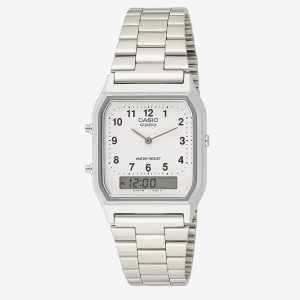 WCHD230A - Vintage Silver Casio Men's Watch