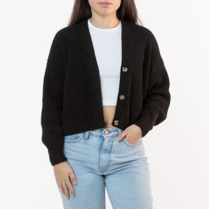 FM35GD - Fisherman Cropped Cardigan
