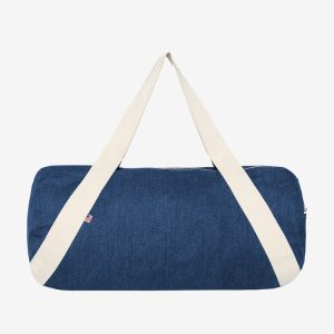 WD04 - Denim Diagonal Strap Gym Bag