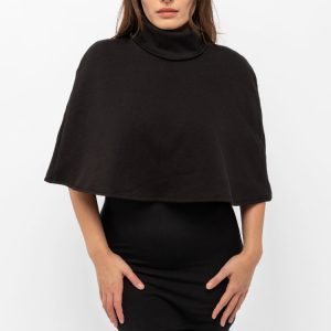 F370 - Flex Fleece Turtleneck Cape