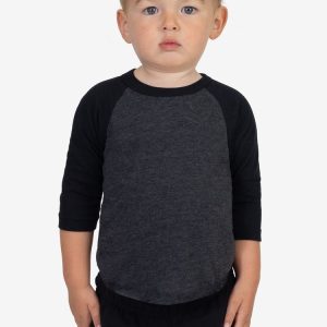 FF0053 - Infant 3/4 Sleeve Poly Cotton Raglan