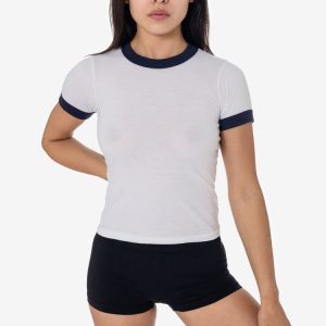 FF310 - Women's Poly Cotton Ringer Tee
