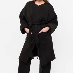 HF50GD - Heavy Fleece Wrap Coat