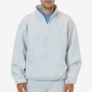 HFX408 - Heavy Fleece Half Zip Pullover (Piece Dye)