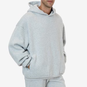 HFX409 - Heavy Fleece Wide Hoodie (Piece Dye)