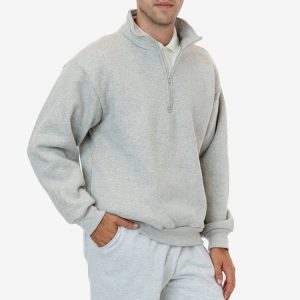 HFX428 - Unisex Heavy Fleece Half Zip Pullover (Piece Dye)