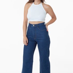 RDNW09 - High Waisted Wide Leg Denim Jean