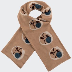 JQSCARF23 - Moon Face Scarf