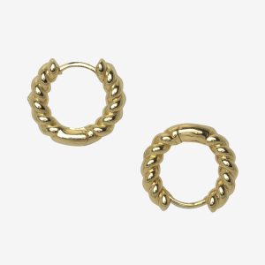 JWL101 - Roped Hoop Earrings
