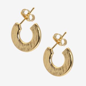 JWL105 - Flat Open Hoop Earrings