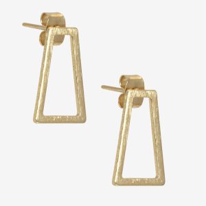 JWL104 - Trapezoid Stud Earrings