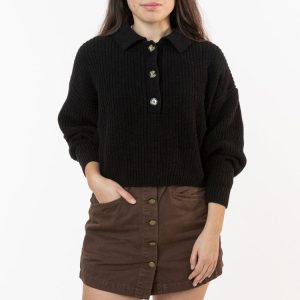 FM30GD - Fisherman Cropped Polo Pullover