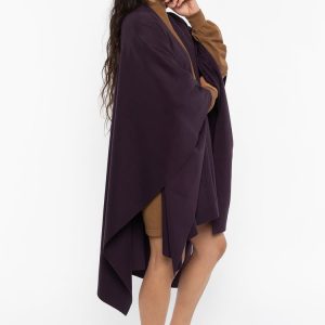 RHFR399GD - Heavy Cotton Rib Poncho
