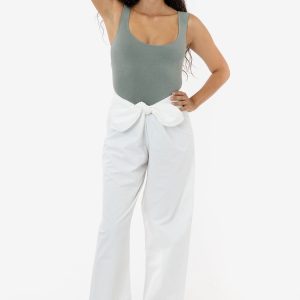 RJC325GD - Poplin Tie Front Pant