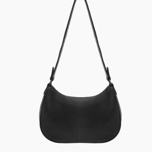RLH3487 - Leather Crescent Shoulder Bag