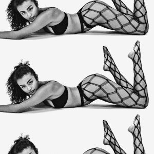 RN-PHGM - Geo Mesh Fishnet Tights