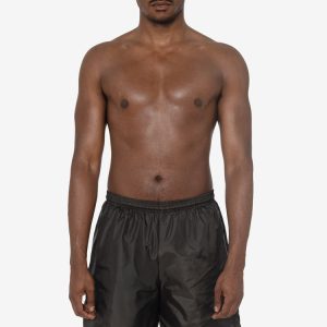 RNF412 - Men's-Unisex Nylon Taffeta Wide Shorts / Swim Trunk