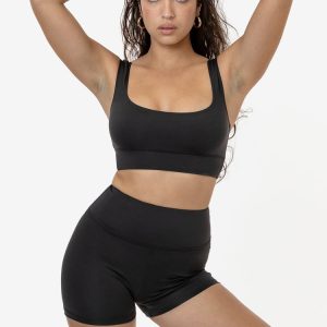 RPL055 - Poly Interlock Squareneck Sport Top