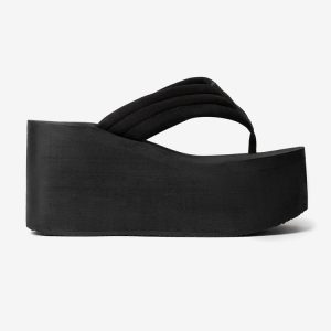 RSHOE01 - Platform Wedge Thong Sandal