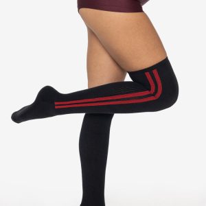 SCRSTRSOCK - Classic Soccer Stripe Over The Knee Sock