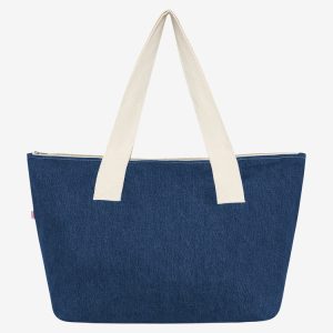 WD06 - Denim Carry All Zip Tote