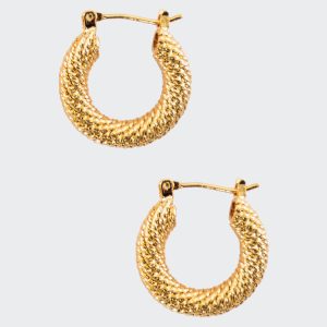 JWL834 - Thick Twisted Pincatch Earrings