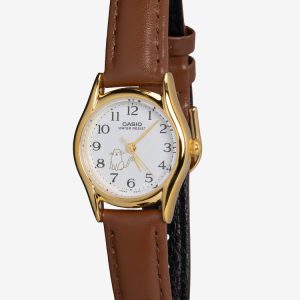 WCHAMEOW - Casio Women's Cat Leather Watch