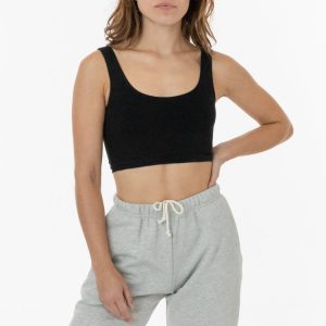 8383GD - Garment Dye Cotton Spandex Crop Tank