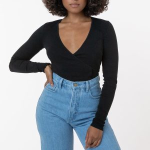 3373GD - Heavy 2x1 Rib Wrap Top