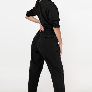 RJC3207GD - Cotton Poplin Utility Jumpsuit