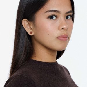 EARES70 - 7mm Enamel Stud Earrings