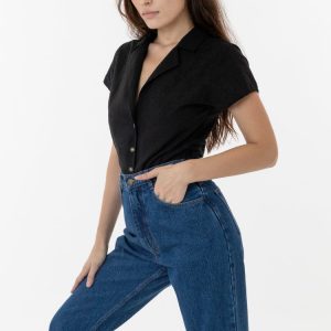 RCP345GD - Slim Fit Camp Collar Shirt