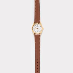 WCHADBCAT - Casio Women's Siberian Cat Leather Watch