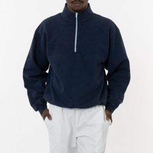 CF408GD - 10 oz. Garment Dye Cotton Fleece Half Zip Pullover