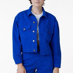 RBDW03GD - Garment Dye Cropped Bull Denim Jacket (Limited Edition)