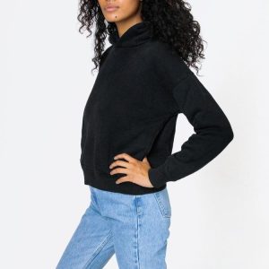 WF369GD - Puffy Heavyweight Fleece Cropped Hoodie