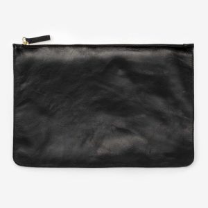 RLH3413 - Large Leather Zip Pouch
