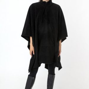 PF419 - Polar Fleece Half Zip Poncho