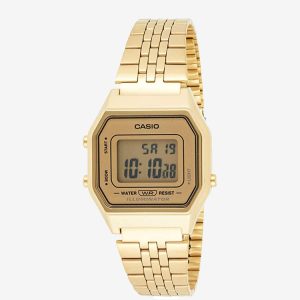 WCHDGW9D - Women's Casio Vintage Gold Tone Watch